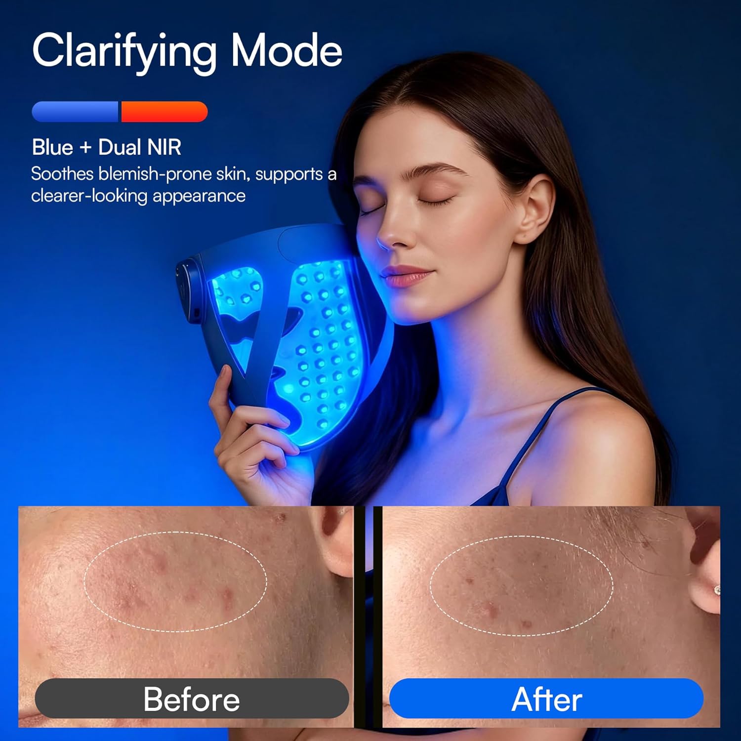 Inia Glow 4D Red Light Mask