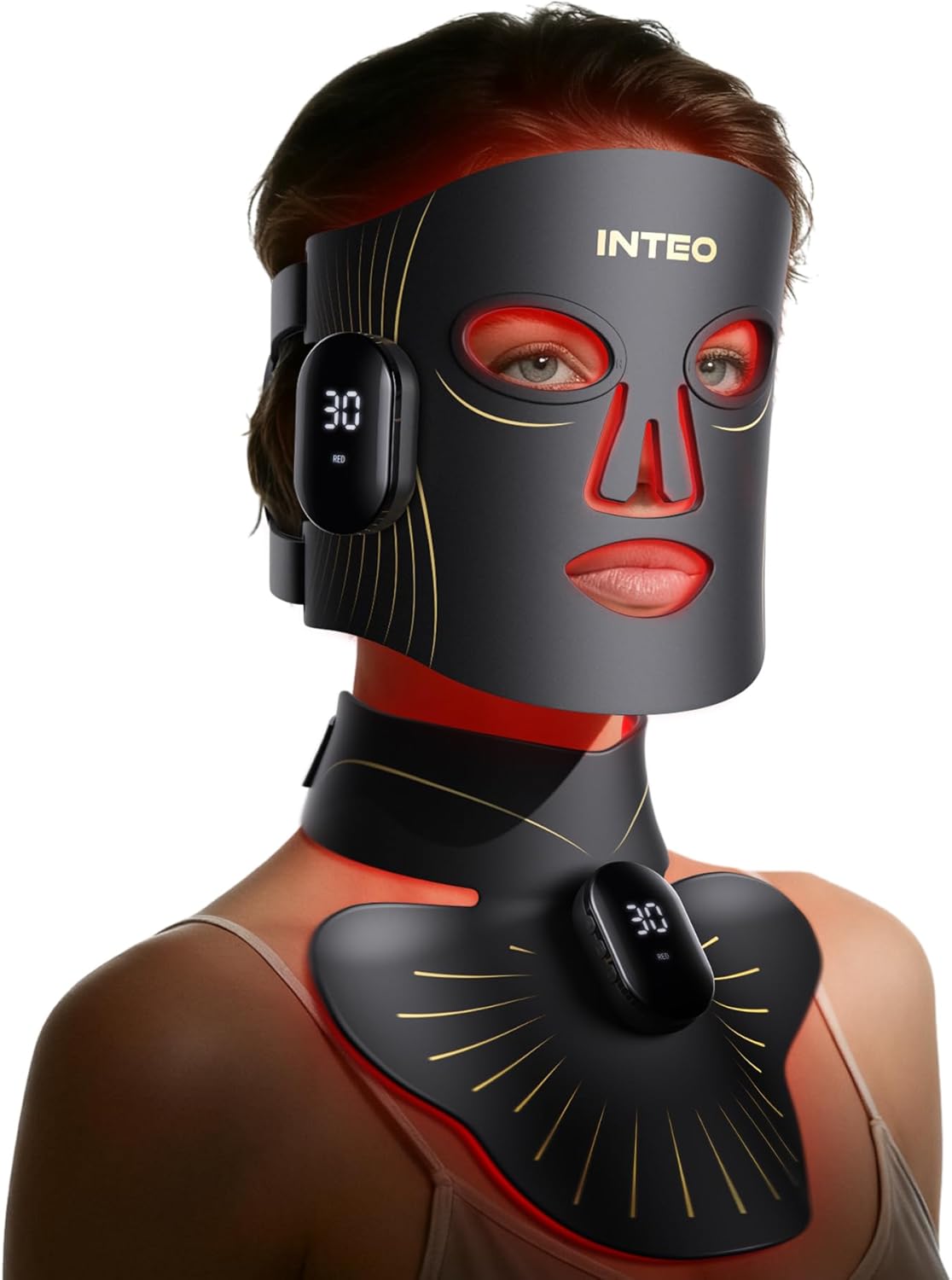 Overall design, black colorway, and the cordless facial-and-neck form factor.