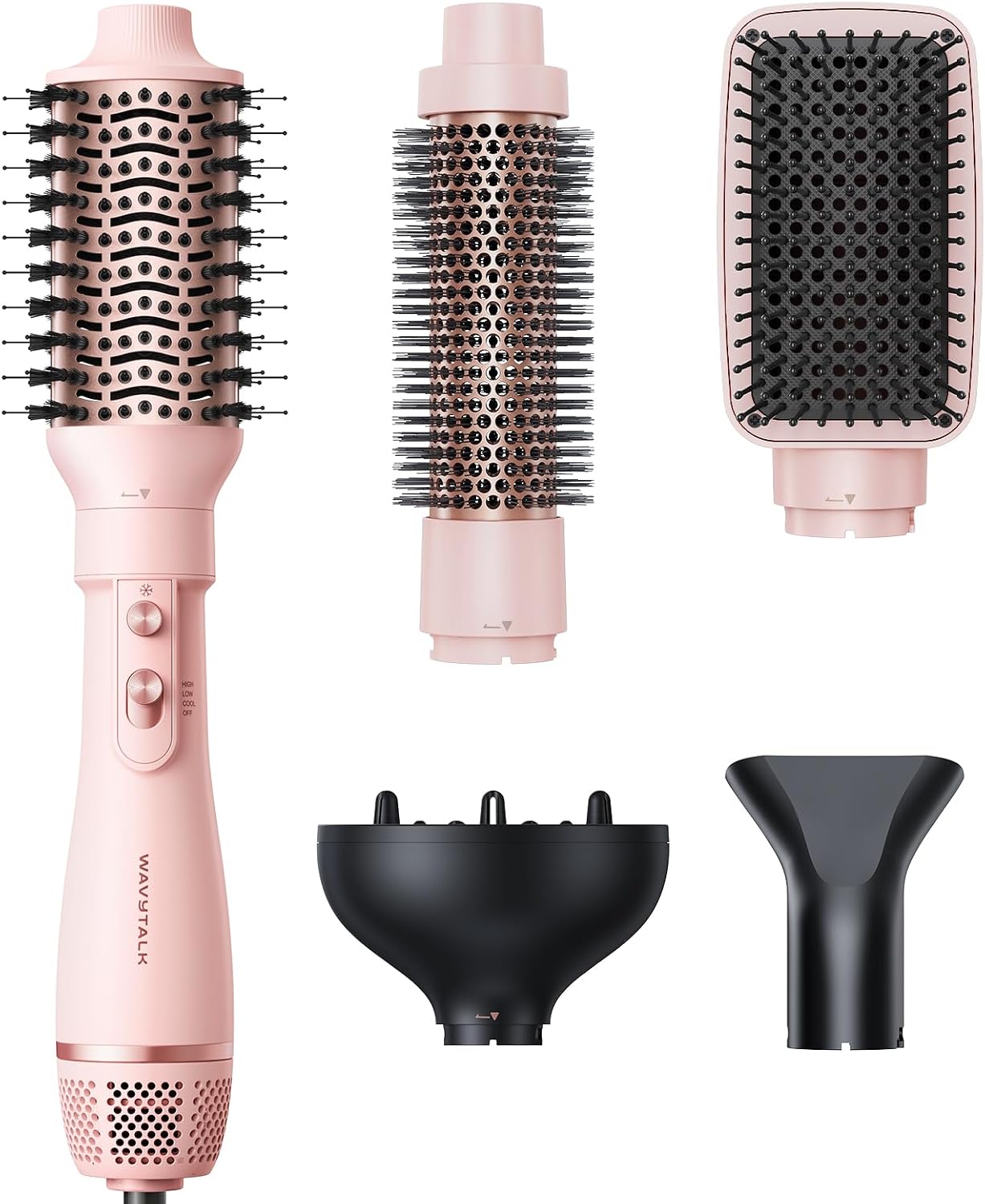 Wavytalk Air Sculpt 5-In-1 Hot Air Brush Set