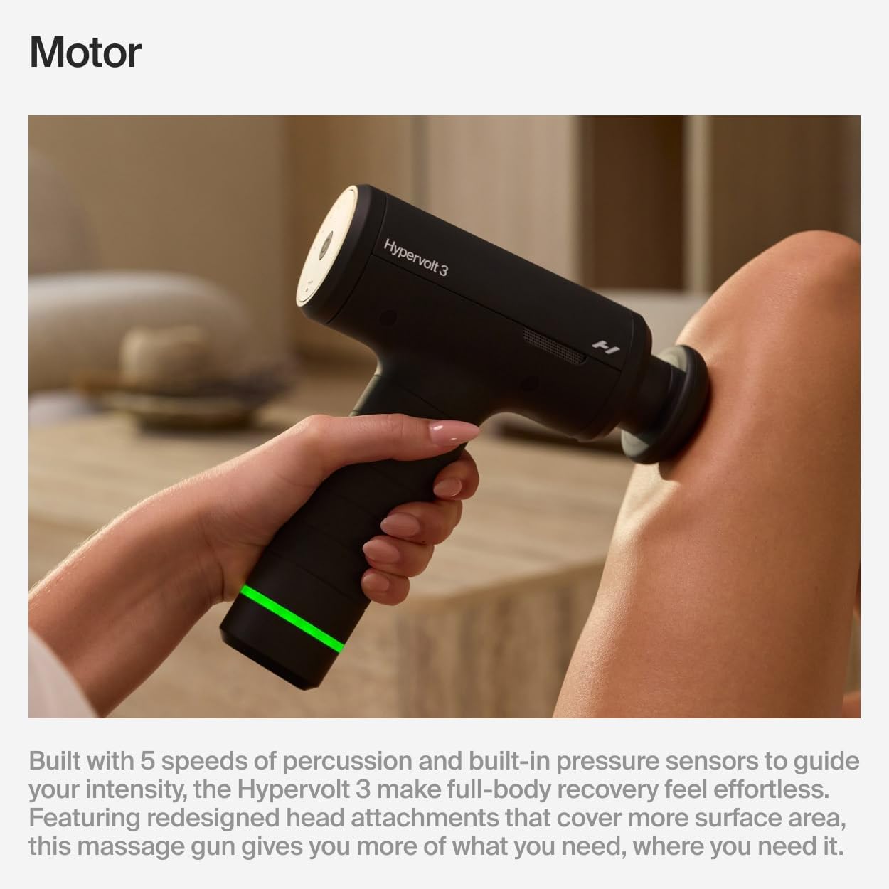Specialized attachment system and standout recovery features.