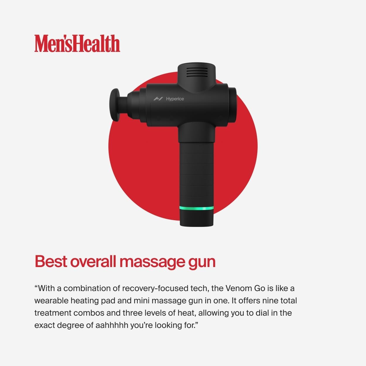 The five head attachments and the versatility they add for different muscle groups.