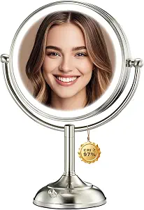 Vesaur 20X Lighted Makeup Mirror