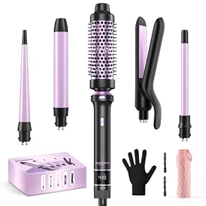 Bestope Pro 5-In-1 Curling Wand Set