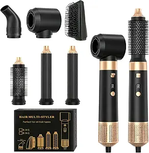 Hair Dryer Brush, 6-In-1 Blow Dryer Brush Hairdryer Hot Air Styler
