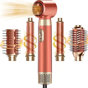 5-In-1 Hair Dryer Brush, Detachable Multi Hot Air Styler For All Occasions
