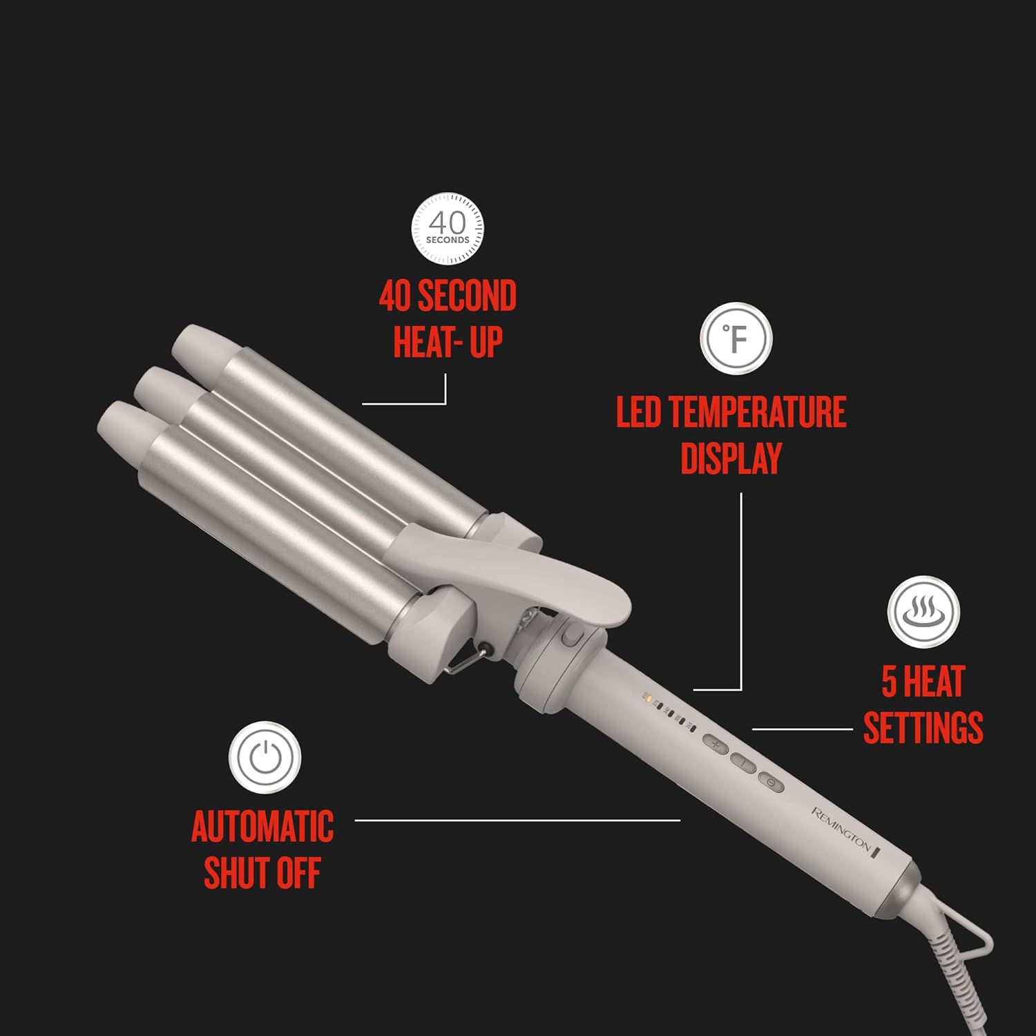 Barrel finish, sizing, and the ceramic coating used to support even heat distribution.