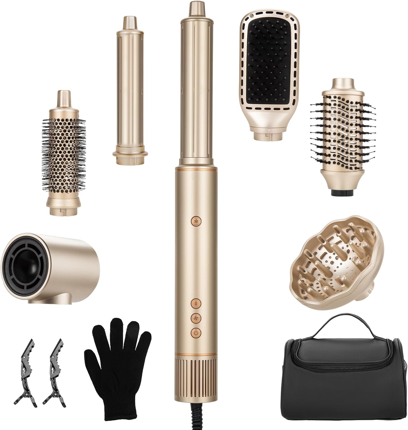 Overall design, colorway, and the multi-attachment nature of the kit.