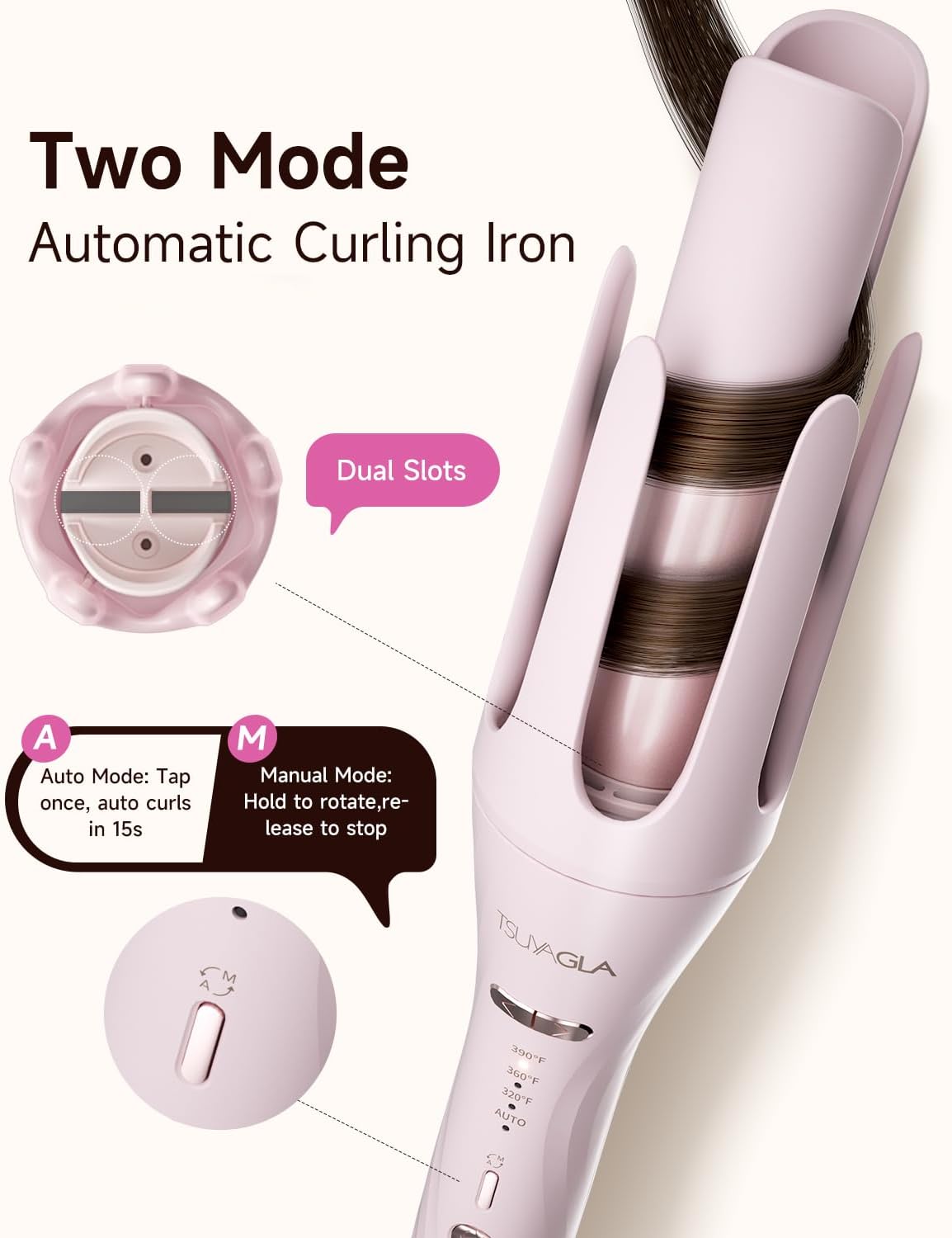 Performance versatility, especially curls versus straightening or crimping.