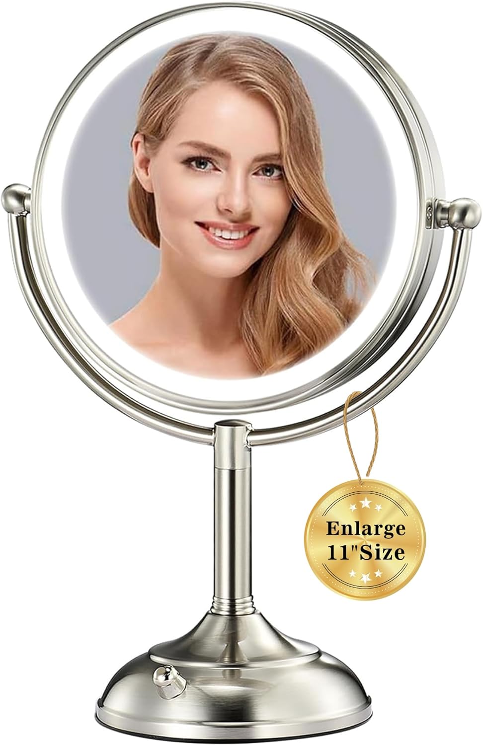 Shows the overall design, size impression, and premium look of the mirror, which is important for first-glance buying decisions.