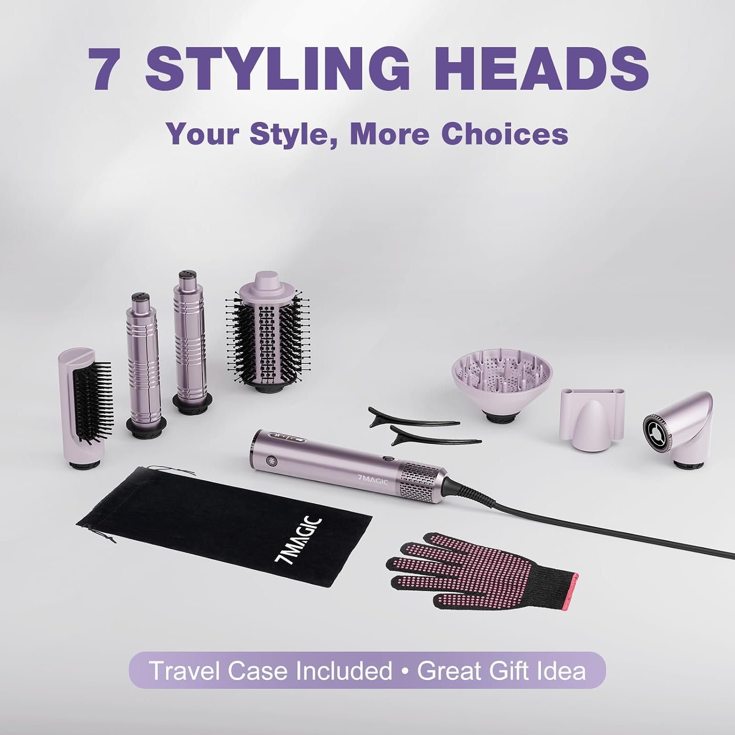 Versatility across curling, volumizing, straightening, and drying.
