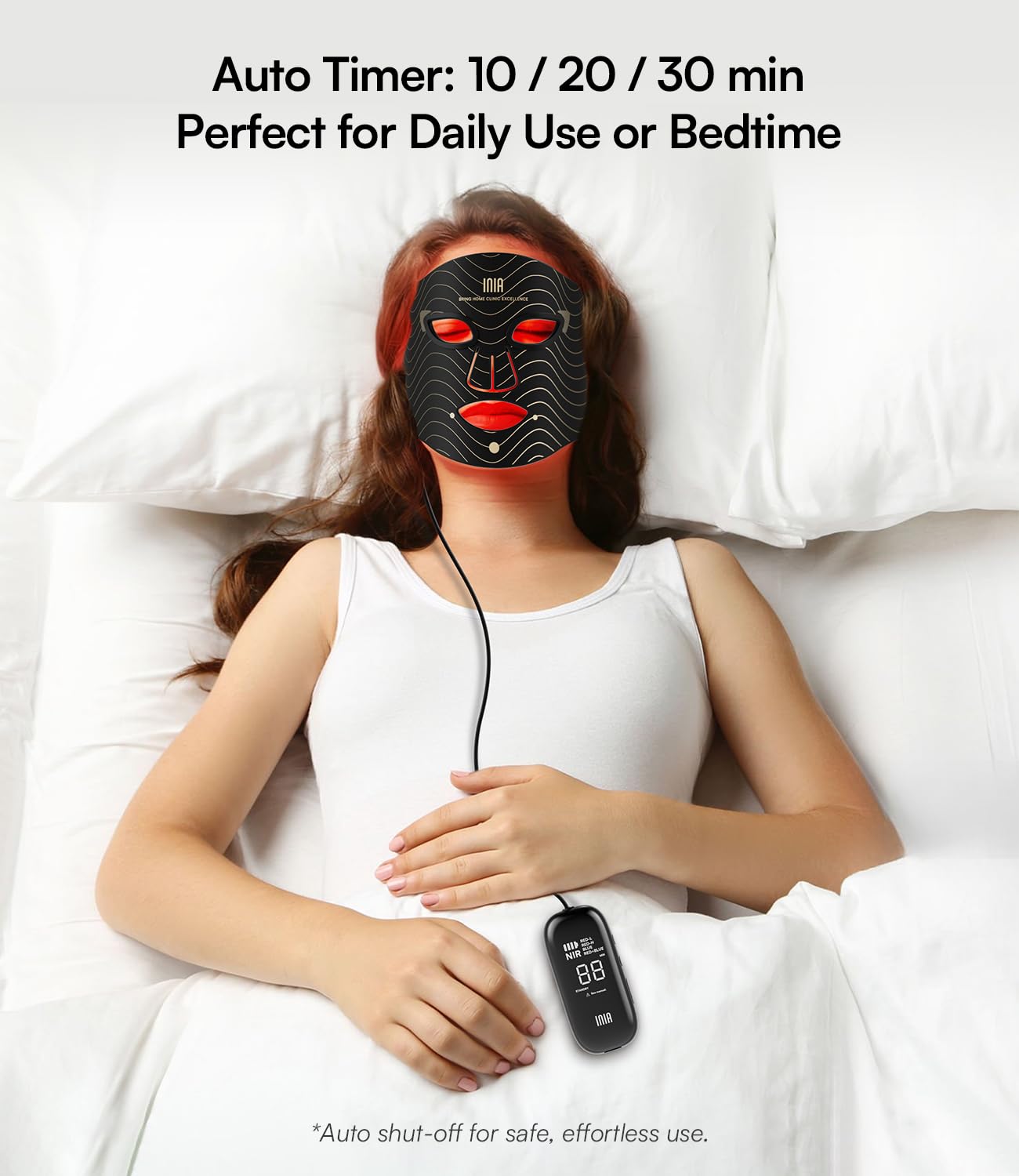 Inia Red Light Therapy Face Mask